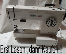 original Pfaff 1222E  Nähmaschine Stichplatte Nähfuß Spule Greifer Teile