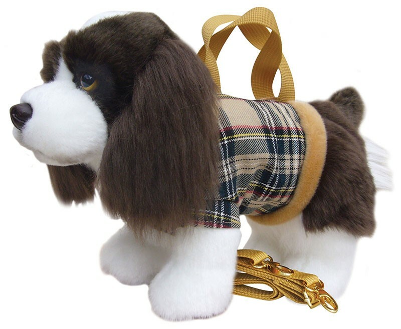 English Springer Spaniel bag SPANIELS plush dog handbag girls bag SPRINGERS bags