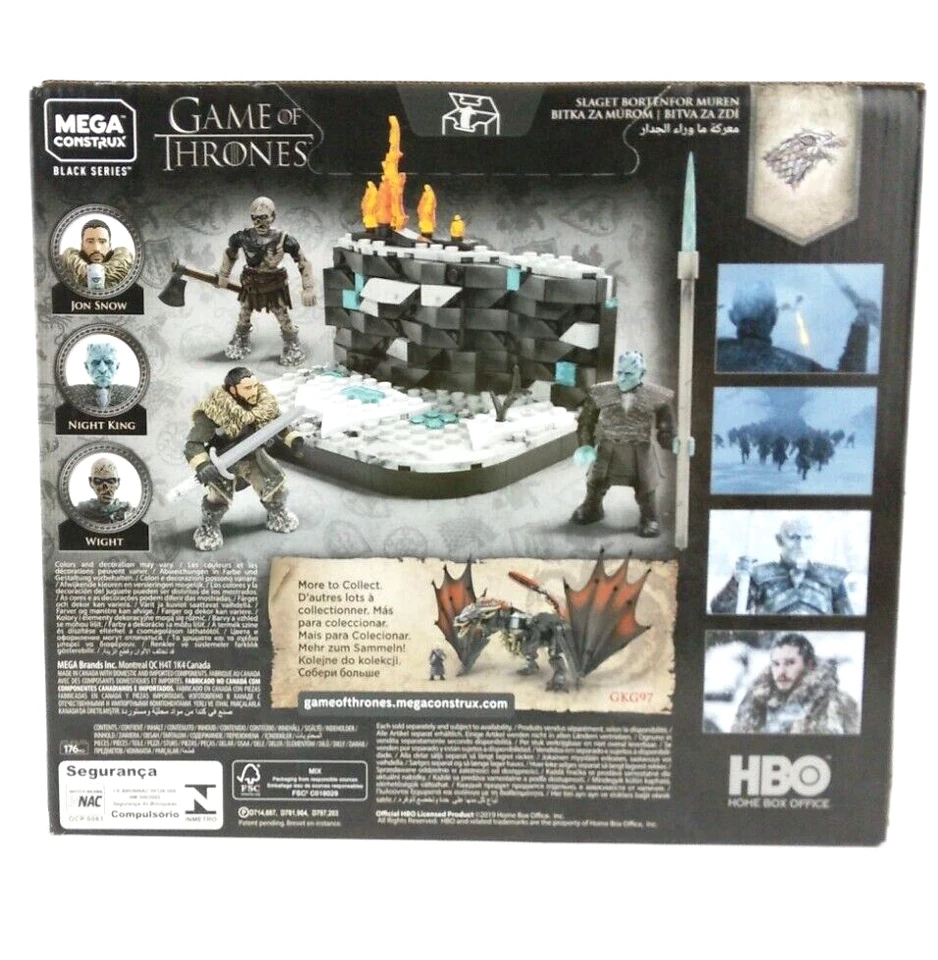 Mega Construx™ Game of Thrones™ Battle Beyond The Wall 176 Piece Set GKG96 - Image 3 of 4