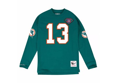 ☆Mitchell & Ness☆ マイアミドルフィンズ ゲームシャツC4916 ☆Mitchell & Ness☆ マイアミドルフィンズ ゲームシャツC4916