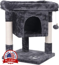 Arbol Para Gatos Centro De Juegos Con Cueva Torre Rascador Gatitos Envio Gratis