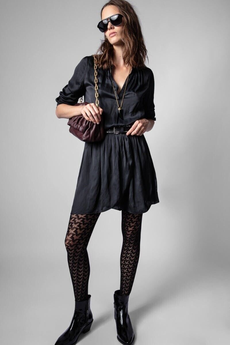2023 Zadig & Voltaire Rinka Satin Dress Black Size M NEW | eBay 2023 Zadig & Voltaire Rinka Satin Dress Black Size M NEW | eBay