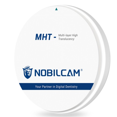 NOBILCAM MHT Zirconia Discs CAM/CAD Block Multilayer High Translucent ...