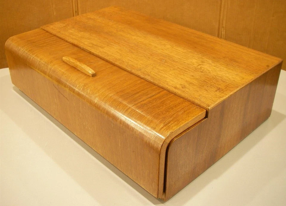 PHILIPS HCH 303 GIRADISCHI VINTAGE CON MOBILE IN LEGNO DEL 1951 ***Perfetto*** - Immagine 3 di 4