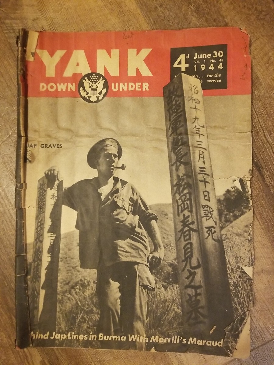 Vintage YANK DOWN UNDER june 30,1944 Vol. 1 No48 | eBay