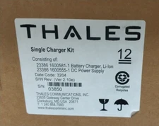 Thales 1600581-1 High Capacity Li-lon Battery Charger Kit