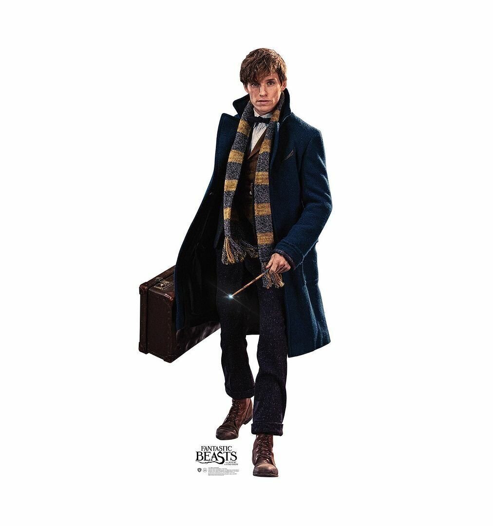 Newt Scamander Cardboard Cutout Standup Standee - Fatnatstic Beasts