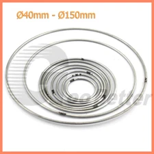 Metal Iron O Rings Welding Solid O Rings Smooth Iron Rings Diameter Ø40mm-Ø150mm