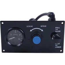 Lift Axle Control Panel w/ Push-Pull Air Valve Double Acting for Buyers 6451055