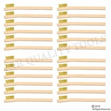 WIRE BRUSH 24 PC. BRASS WIRE BRUSH TOOTH BRUSH STYLE