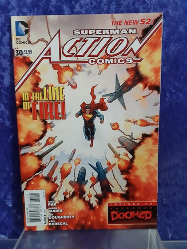DC Comics New 52 Superman In Action Comics issue 30 Bag and Boarded NM ...