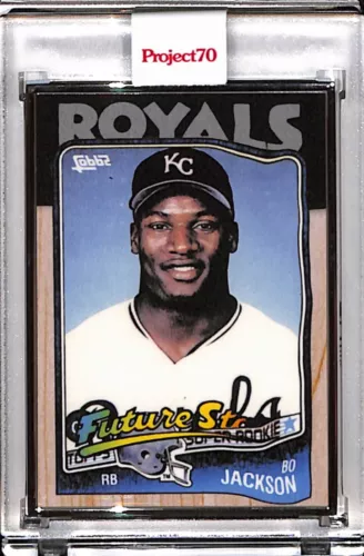 2021 TOPPS PROJECT 70 #598 BO JACKSON by BOBBY HUNDREDS P70 AP SILVER FRAME 2/51