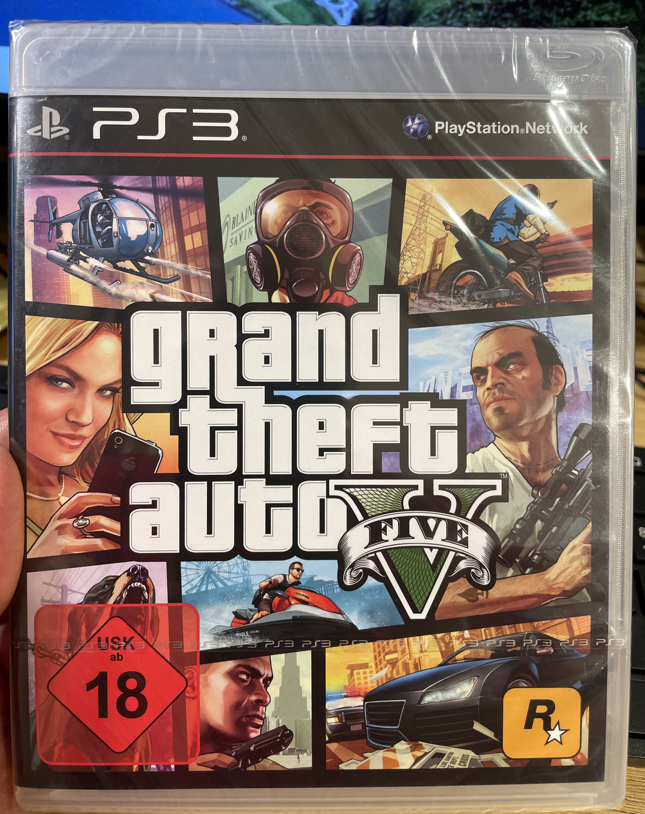 GTA 5 GRAND THEFT AUTO 5 V PS3 NUOVO DI ZECCA SIGILLATO PLAYSTATION3 SONY DVD CD