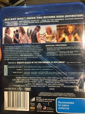 Erin Brockovich BLU RAY (2000 Julia Roberts / Steven Soderbergh