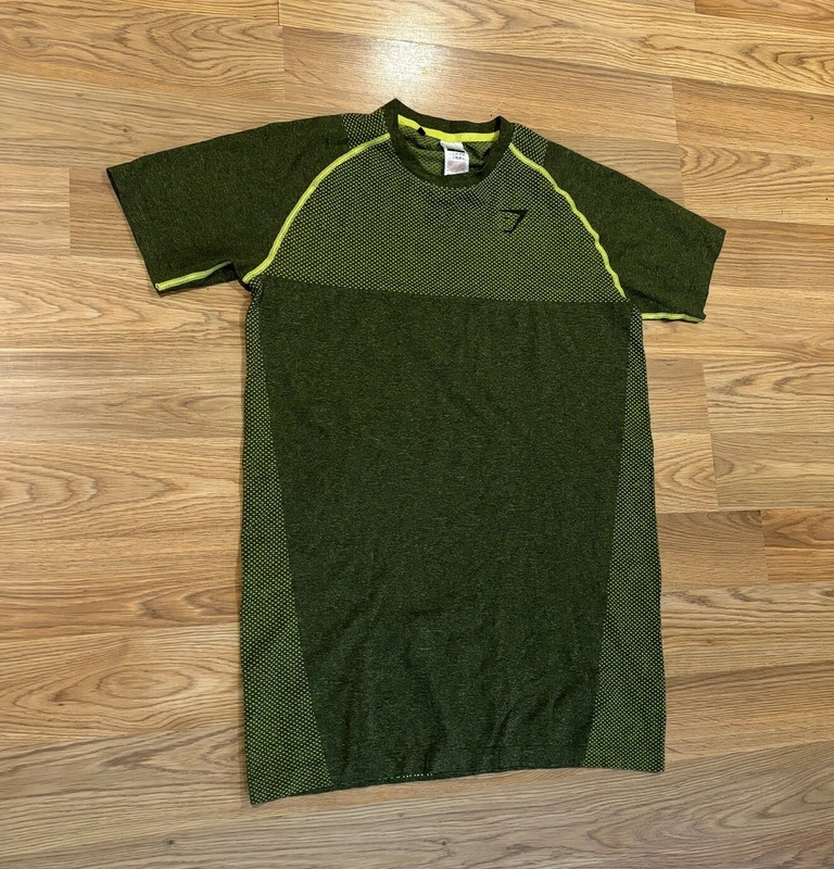 gymshark phantom seamless compression logo shirt