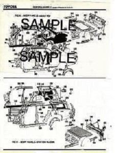 Vw beetle body parts diagram