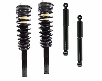 2 Front Complete Struts + 2 Rear Shocks fit 2010-2012 Ford Fusion, Milan 2.5L