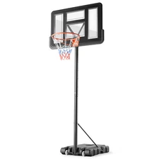 Adjustable Height Portable Basketball Hoop Stand - Backboard Goal System