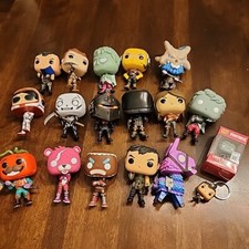 LOT Fortnite FUNKO POP Figure Set Love Ranger Llama Skull Trooper Cuddle Leader+