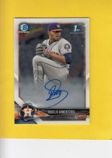 2018 Bowman Chrome Prospects Autographs Rogelio Armenteros Astros NM-MT+
