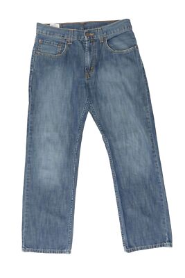 Levi's 505 Herren Jeans Hose W28 L28 28/28 blau dunkelblau stonewash Light-Denim