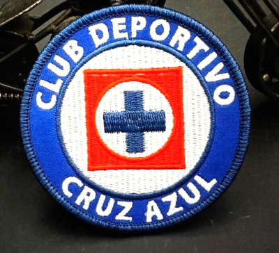 GORGEOUS DEPORTIVO CRUZ AZUL C.F.  EMBROIDERED IRON-ON SOCCER/FOOTBALL PATCH.