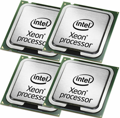 4x SERVER CPU INTEL  XEON 2600 MHZ SOCKET604 SL7HU FSB 400MHZ FÜR DAUERBETRIEB!