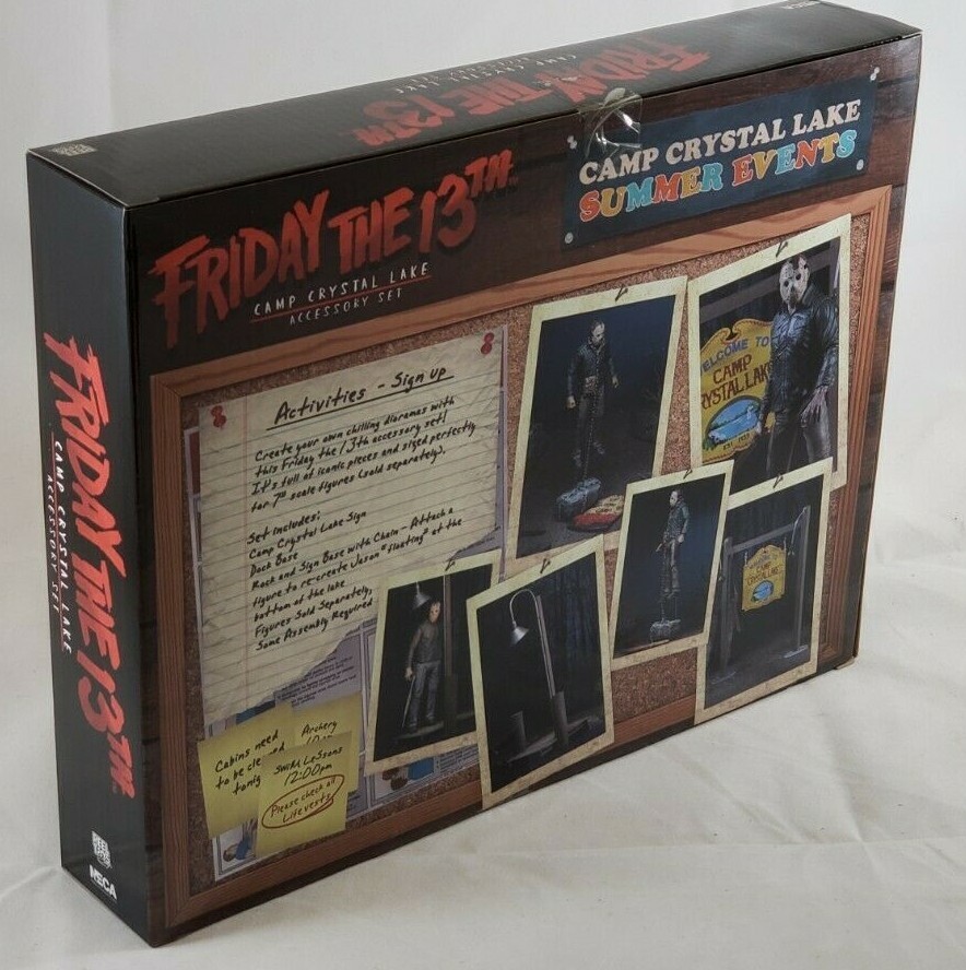 neca friday the 13th camp crystal lake accessory set