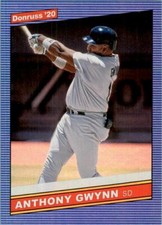 2020 Donruss Holo Blue Name Variation SP #218 Tony Gwynn Anthony Padres💥⚾💥