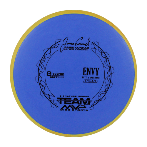 Axiom Disc Golf James Conrad Signature Electron Envy Soft Putter 3/3/0/2 Choose - Picture 23 of 140