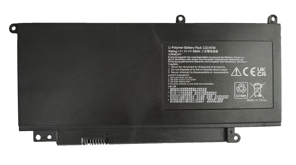 C32-N750 Batteria Battery Akku für ASUS N750 N750J N750JK N750JV