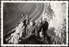 WWII Original Photo German Army Soldiers - 2.2 x  3.3 inch - 