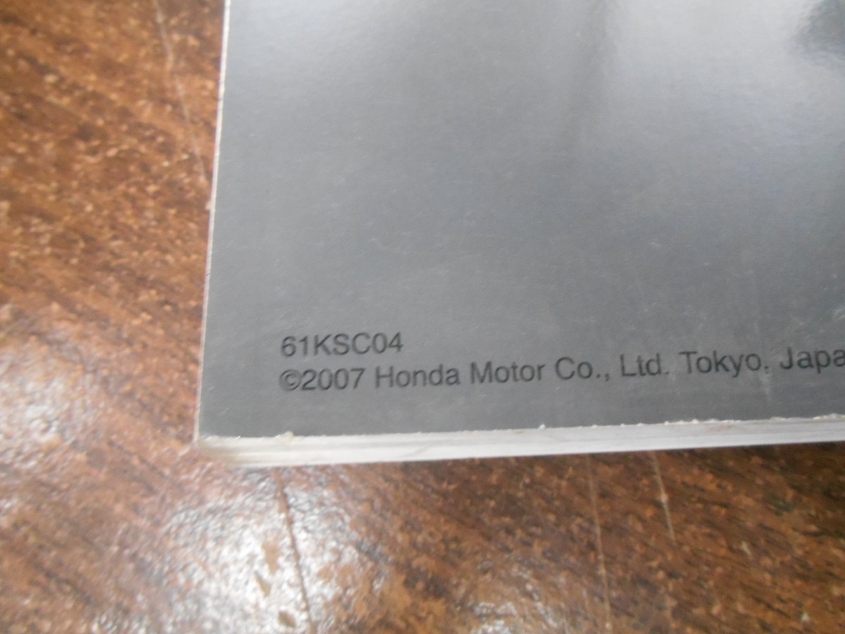 Honda Factory Maintenance Service Manual 2004-2013 CRF250X 61KSC04