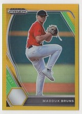 2021 Panini Prizm DP - Maddux Bruns SSP Gold 9/10 Prospects - Dodgers