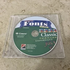 Print Perfect Fonts Deluxe Pc Game Disc Only