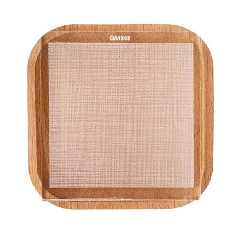 Acrylic Lace Mats for Cakes Decorating Embossed Leather Texture Fondant Stamp