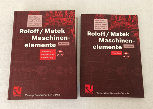 Roloff / Matek Maschinenelemente Lehrbuch & Tabellenbuch +CD 16 ...