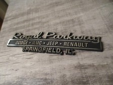 Royal Parkway Dodge Amc Jeep Renault Dealership Trunk Emblem Springfield Il.