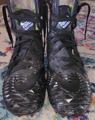 *RARE* Nike Force Savage Elite Lineman Football Cleats Black/Black SIZE 8 GUC RARE* Nike Force Savage Elite Lineman | Mercari main image 4