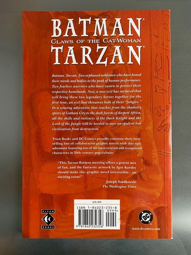 BATMAN TARZAN: Claws Of The Cat-Woman | Marz & Kordey | 1st Ed. (DC/Titan, 2000) - Picture 2 of 3