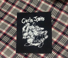 Circle Jerks Skank DIY Patch- Punk Black Flag Off Leftover Crack  Anti Racist