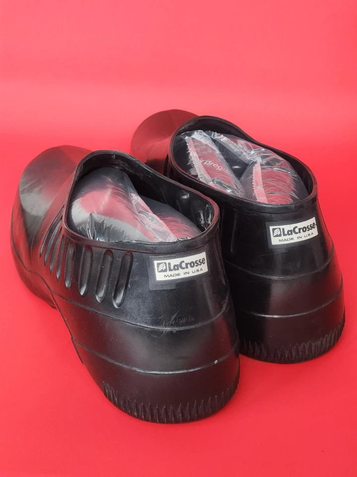 Sobresapata/Galosh de borracha preta média [La Crosse] - Imagem 3 de 4