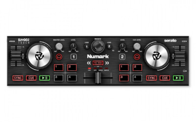 Numark DJ2GO2 Touch   Compact 2 Deck USB DJ Controller For Serato