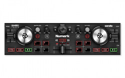 Numark DJ2GO2 Touch – Compact 2 Deck USB DJ Controller For Serato