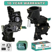 ThermostatgehäUse Mit Sensor FüR Peugeot 1007 206 207 307 Partner 1.1, 1.4