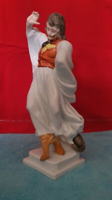 Herend Porzellan Große Figur Tanzender Zigeuner einwandfreier Zustand28 cm