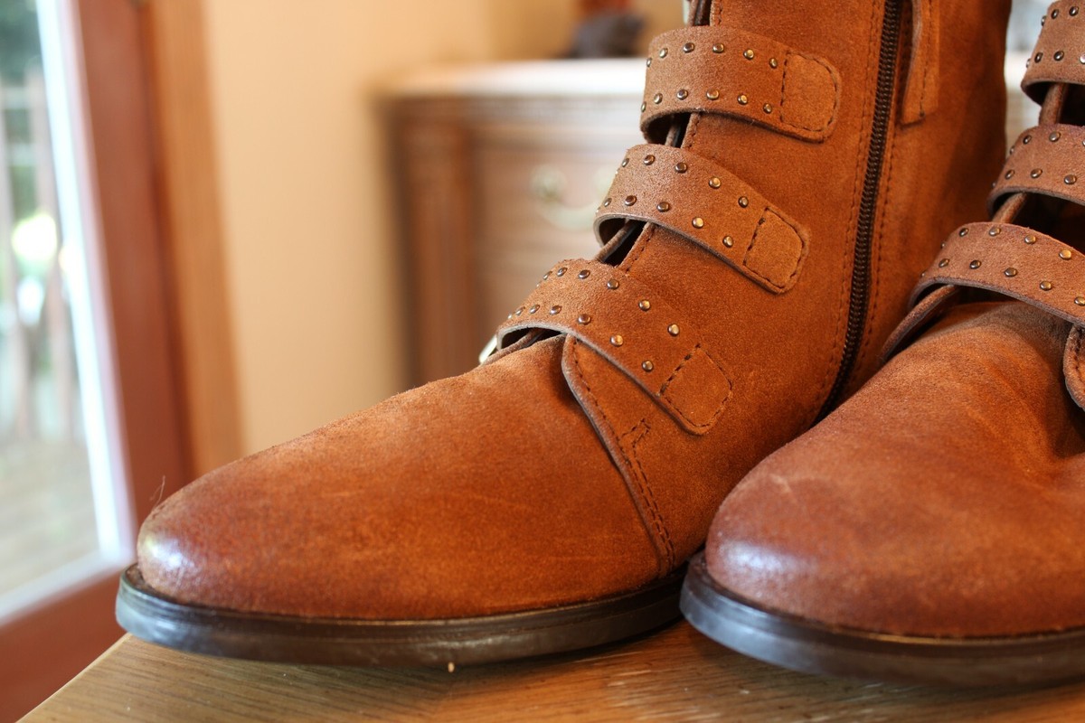 Miz Mooz - Leather Buckle Ankle Boots - Edgy - EU 42 US 10.5  display picture 3
