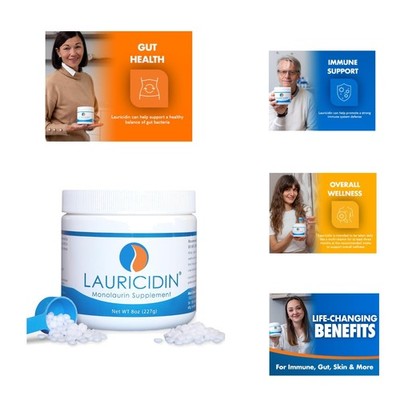 The  Monolaurin Supplement- 3000mg per Serving- 227g per Jar Essential Immune...