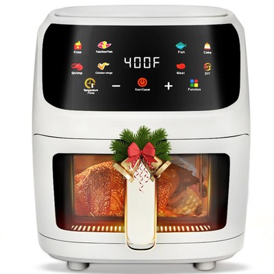 Bluebow 7.5QT Large Air Fryer, 8-in-1 Digital Touchscreen, Visible Cooking