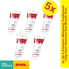 5x SP-4 Probiotic Whitening Toothpaste 120g Stain Removal Bad Breath Care